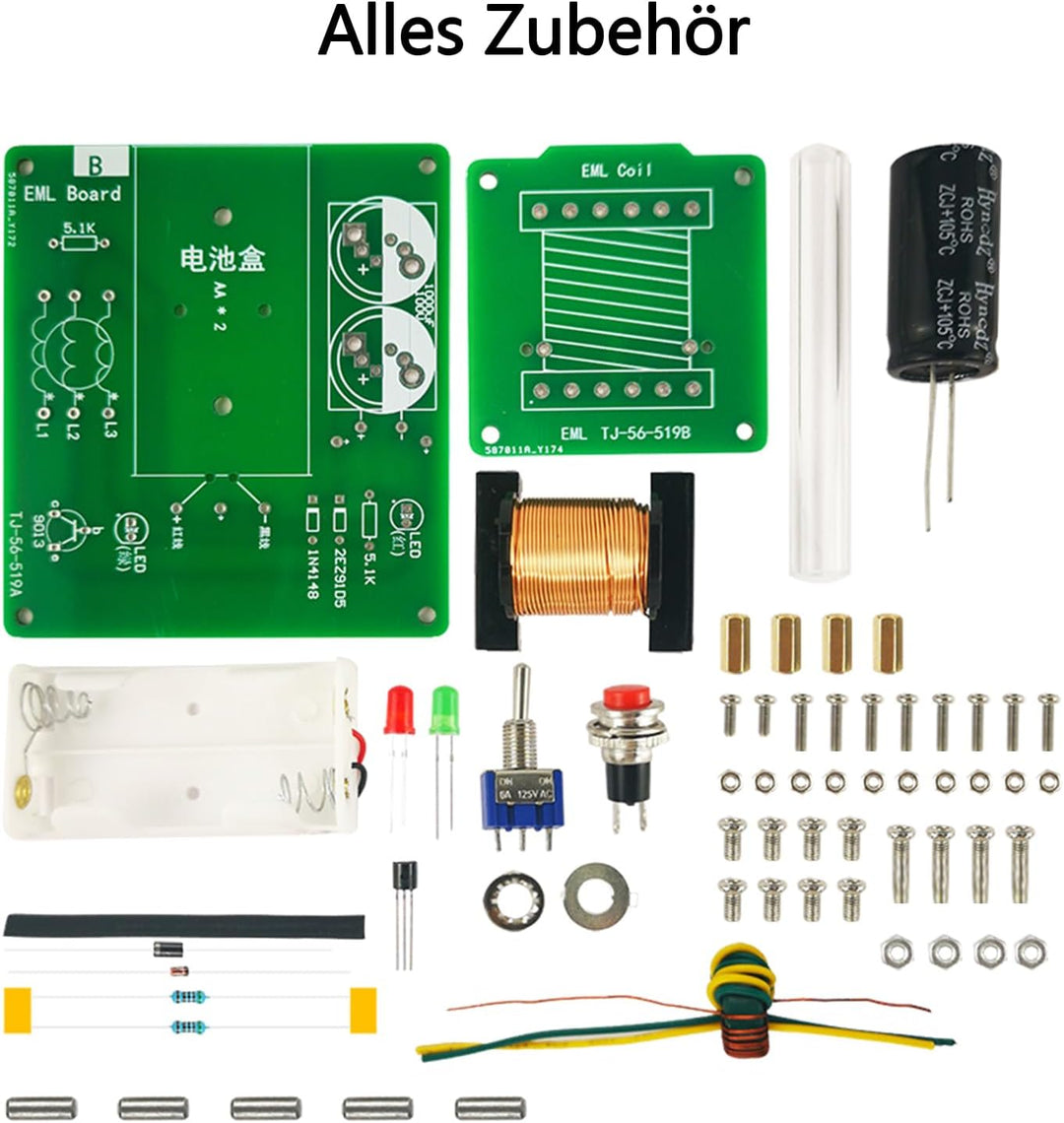 EIELE Elektromagnetischer Sender Elektronik bausatz löten bausatz DIY Kreatives Schiessspielset Elek