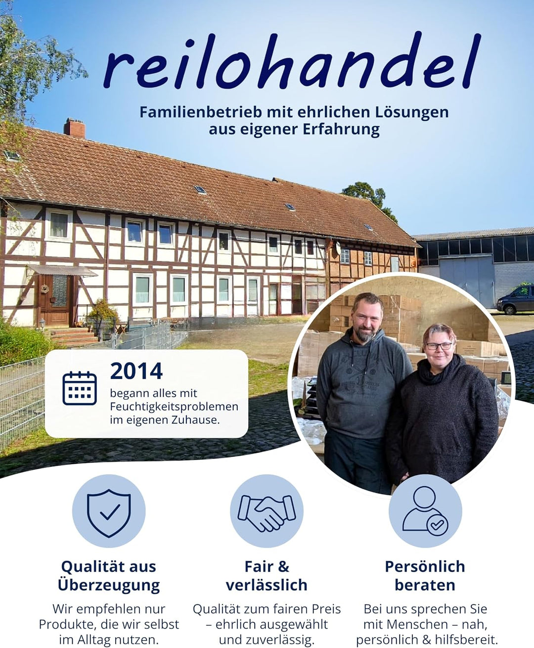 24x 400g reilo Raum- Luftentfeuchter Granulat im Vliesbeutel - Nachfüllpack, 24