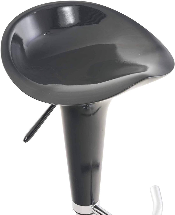 CLP 2er Set Barhocker Saddle Mit Drehbarem Kunsttoffsitz Und Fussablage I Höhenverstellbarer Hocker
