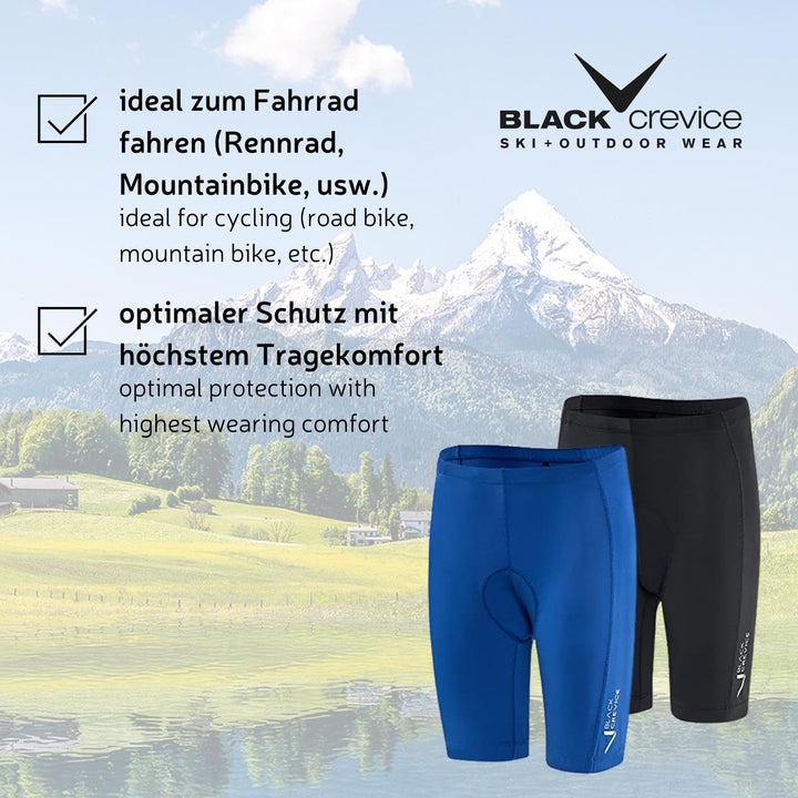 Black Crevice Damen Fahrradhose I Radfahrhose-Damen I Damen Radlerhose I wasserabweisend & schnelltr