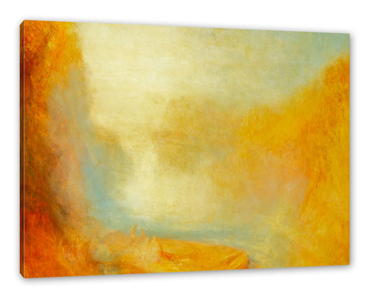 Generisch William Turner - Falls of the Clyde als Leinwandbild / Grösse: 100x70 cm / Wandbild / Kuns