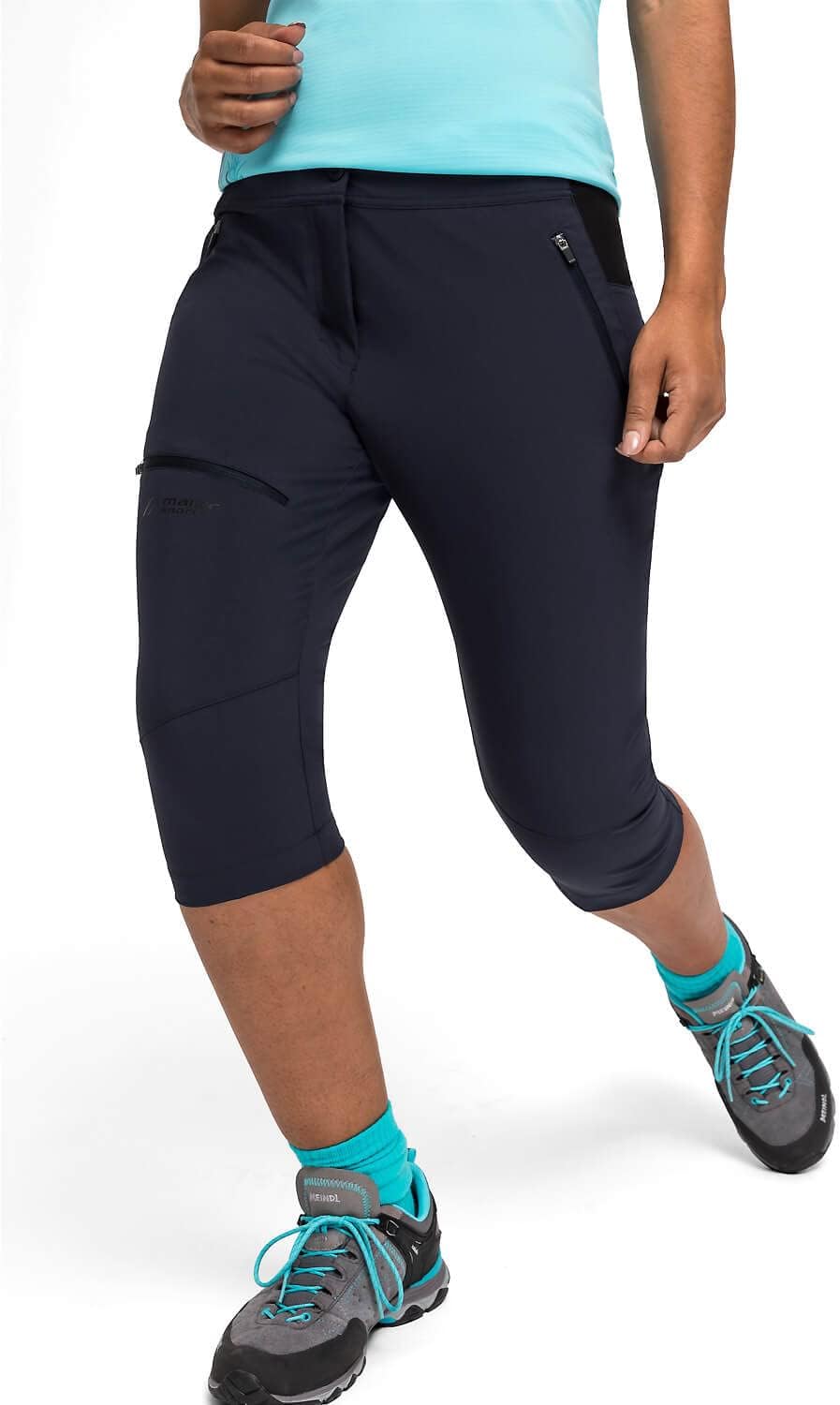 Maier Sports Damen Caprihose Latit Vario Marine 40, Marine 40