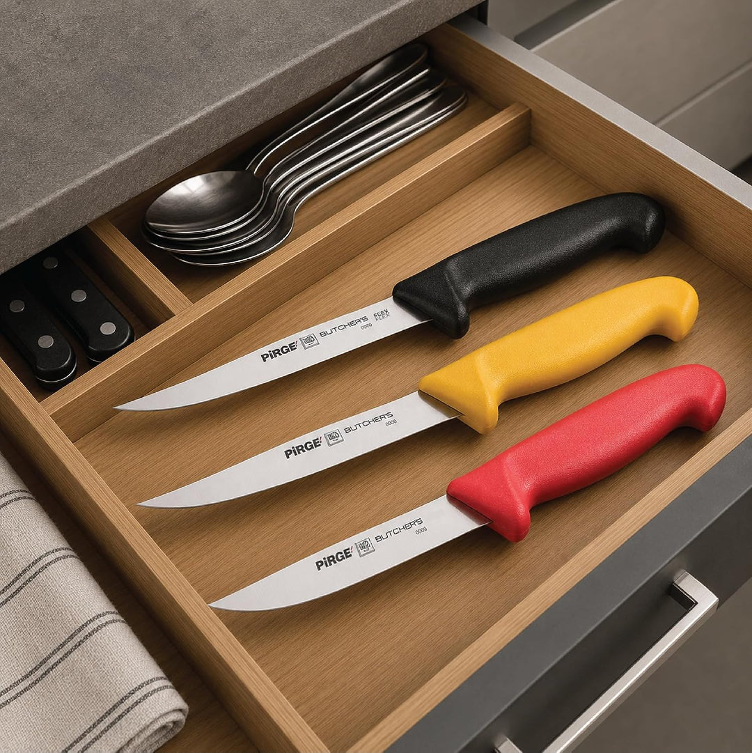 Pirge Butcher's Made in Germany Profi Ausbeinmesser 15 cm - Metzgermesser - Fleischermesser - Stechm