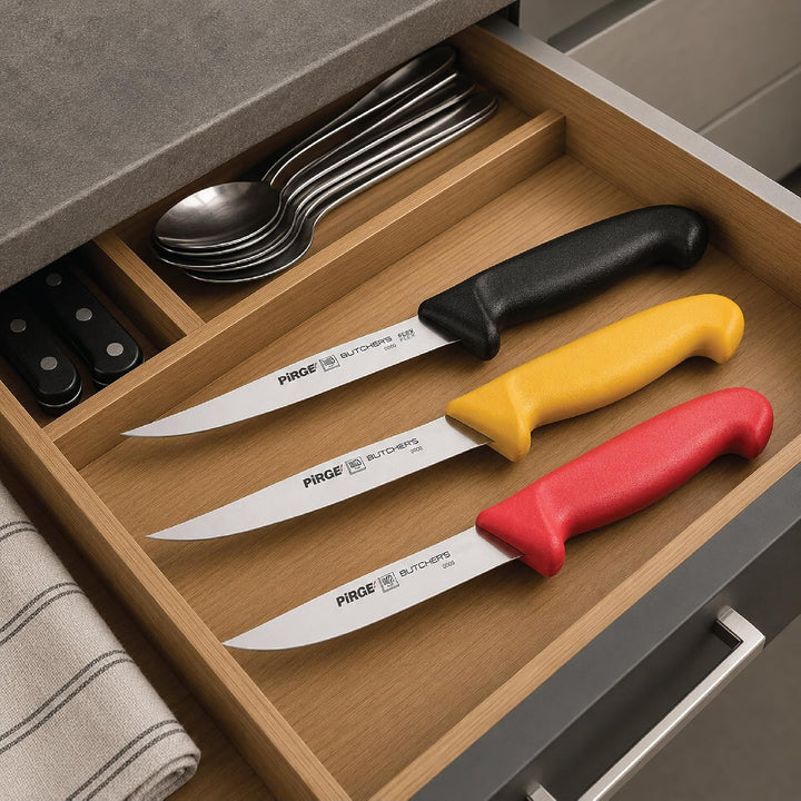 Pirge Butcher's Made in Germany Profi Ausbeinmesser 15 cm - Metzgermesser - Fleischermesser - Stechm