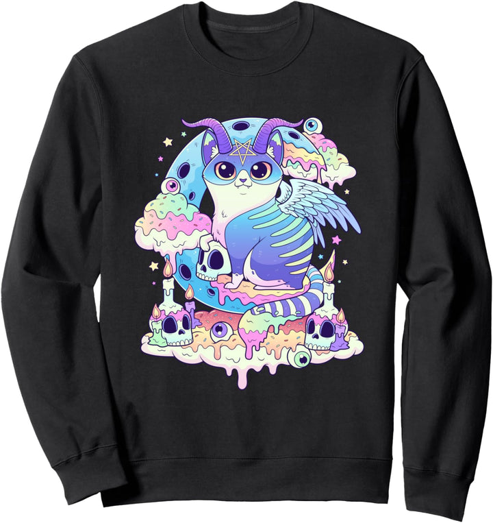 Kawaii Pastell Goth Niedliche und unheimliche dämonische Sweatshirt