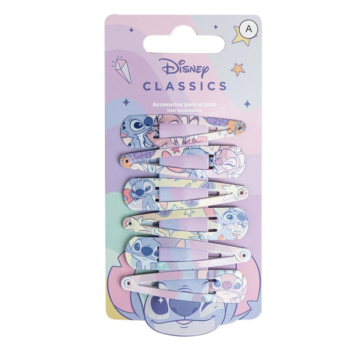 Disney Lilo und Stitch Mädchen-Schlafanzug, Grösse 128-164, hellblaues Oberteil mit Stitch, rosa Hos