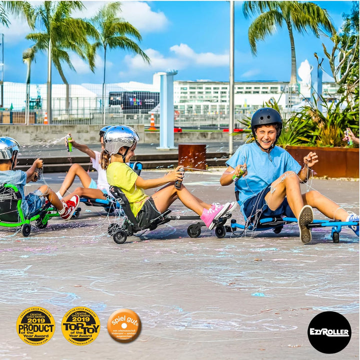 Ezyroller Funfahrzeug Drifter Pro X Jugendliche Erwachsene Dreirad ab 10 Trike (schwarz), Schwarz