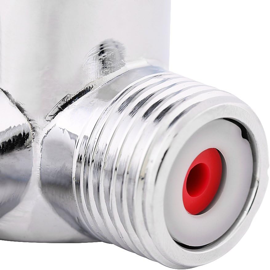 G1/2 Heisses Kaltwasser Mischventil Festes Messing Thermostatischer Mischer Temperaturregelung für B