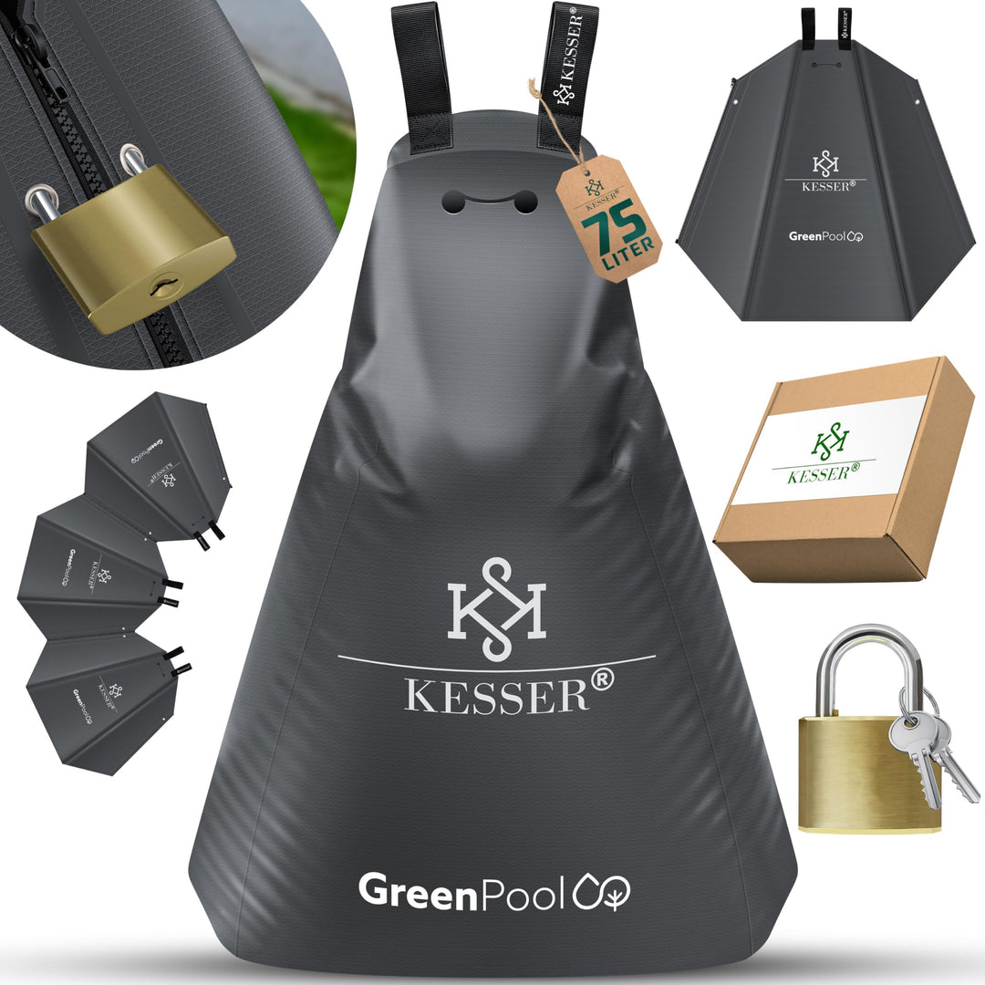KESSER® Baum-Bewässerungssack 8er Set 75L Wassersack, Baumbewässerungsbeutel, PVC-Tasche langlebig &