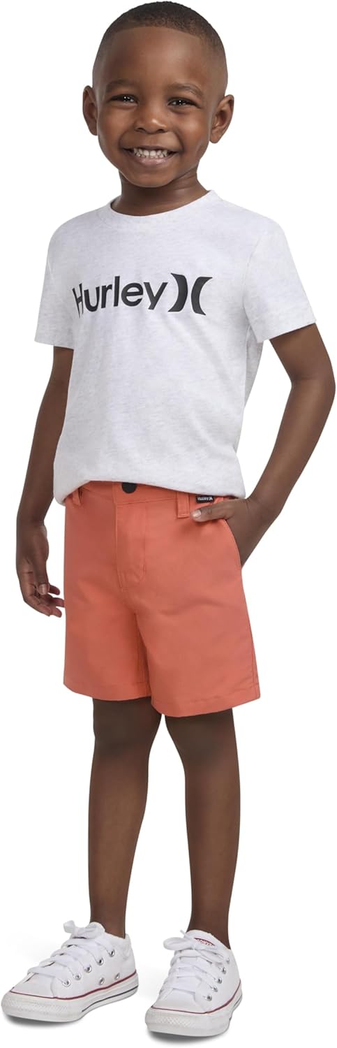 Hurley Jungen Lässige Shorts H20-dri Walk Shorts 5 Rotes Riff, 5 Rotes Riff