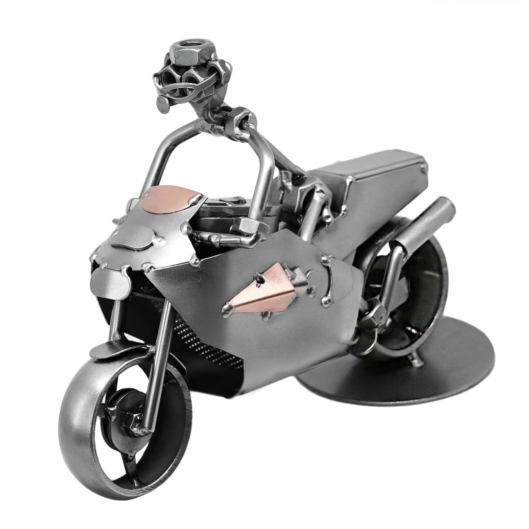 metalman24 Schraubenmännchen Motorrad Rennmotorrad I Handarbeit I Geschenkidee I Metallfigur I Metal