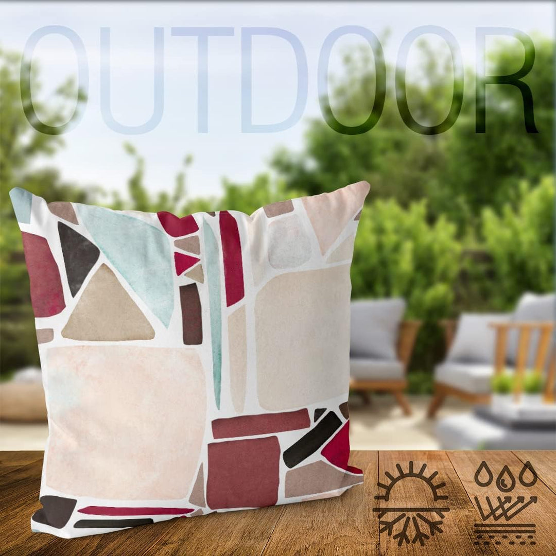VOID Mosaik Muster Kissenbezug Kissenhülle Sofakissen Kissen Deko Outdoor-Kissen Dekokissen, Kissen