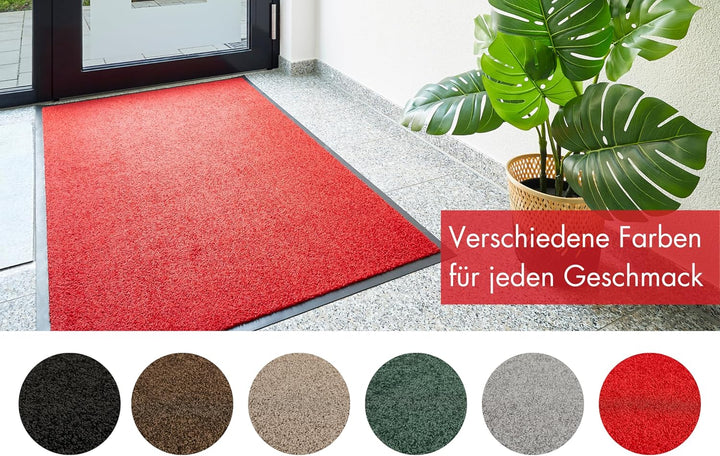 andiamo Fussmatte Verdi - rutschfeste Schmutzfangmatte innen für den Eingangsbereich - ideal als Tür