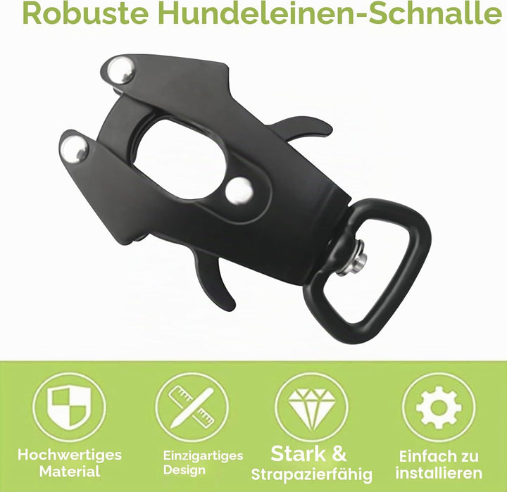 Frog Clip 2er Pack Platz Aluminium Locking Hundeleine Schnalle Drehbare Schnellverschlussschnalle Ro
