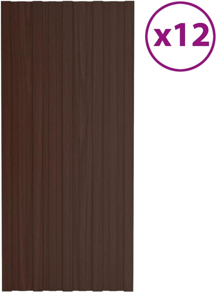 Homgoday Dachpaneele Dachblech Trapezbleche Stahlblech Metallblech Dach Platten Dachblech für Geräte