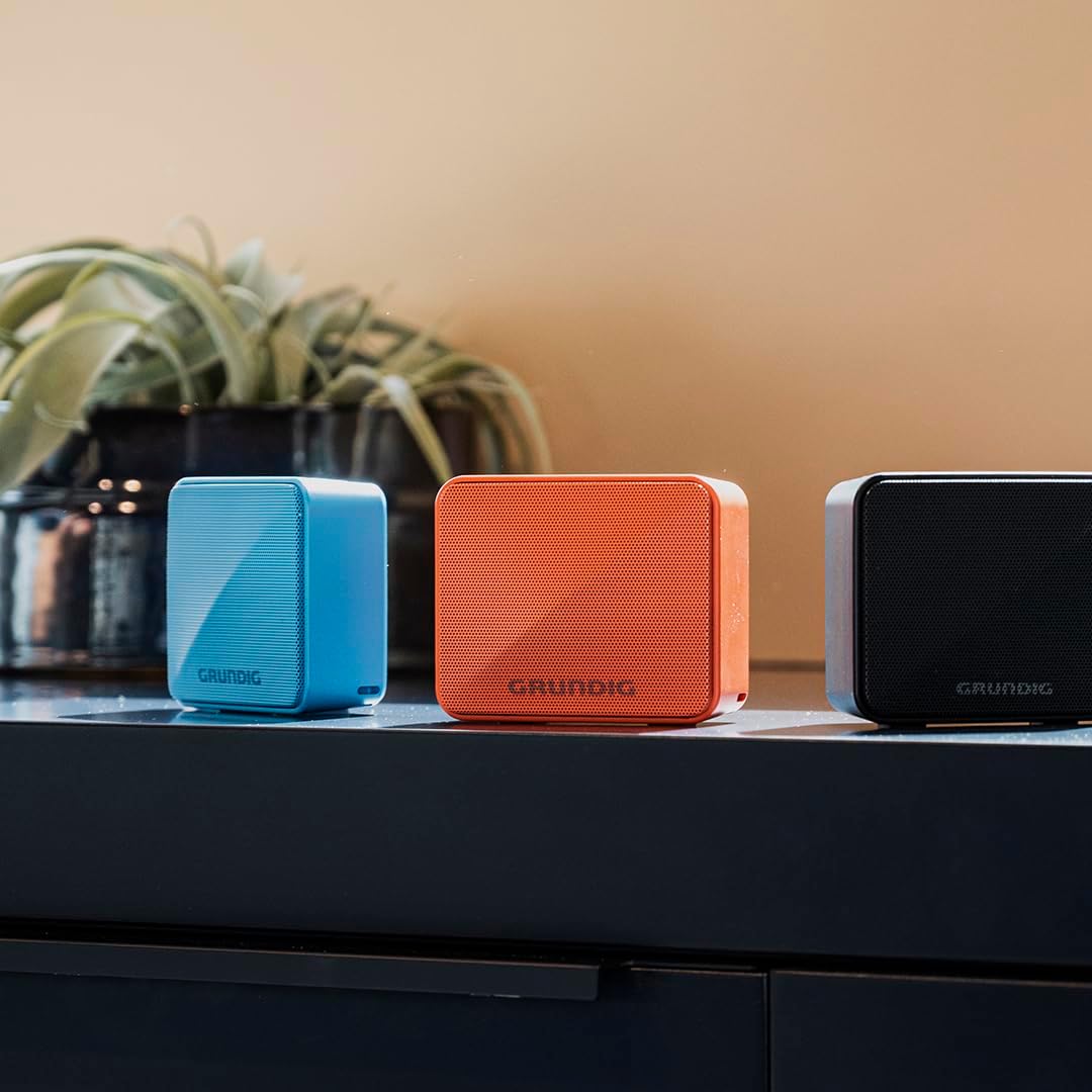Grundig Solo+ Black - Bluetooth Lautsprecher, Soundbox, 3.5 W RMS Leistung, 30 Meter Reichweite, meh