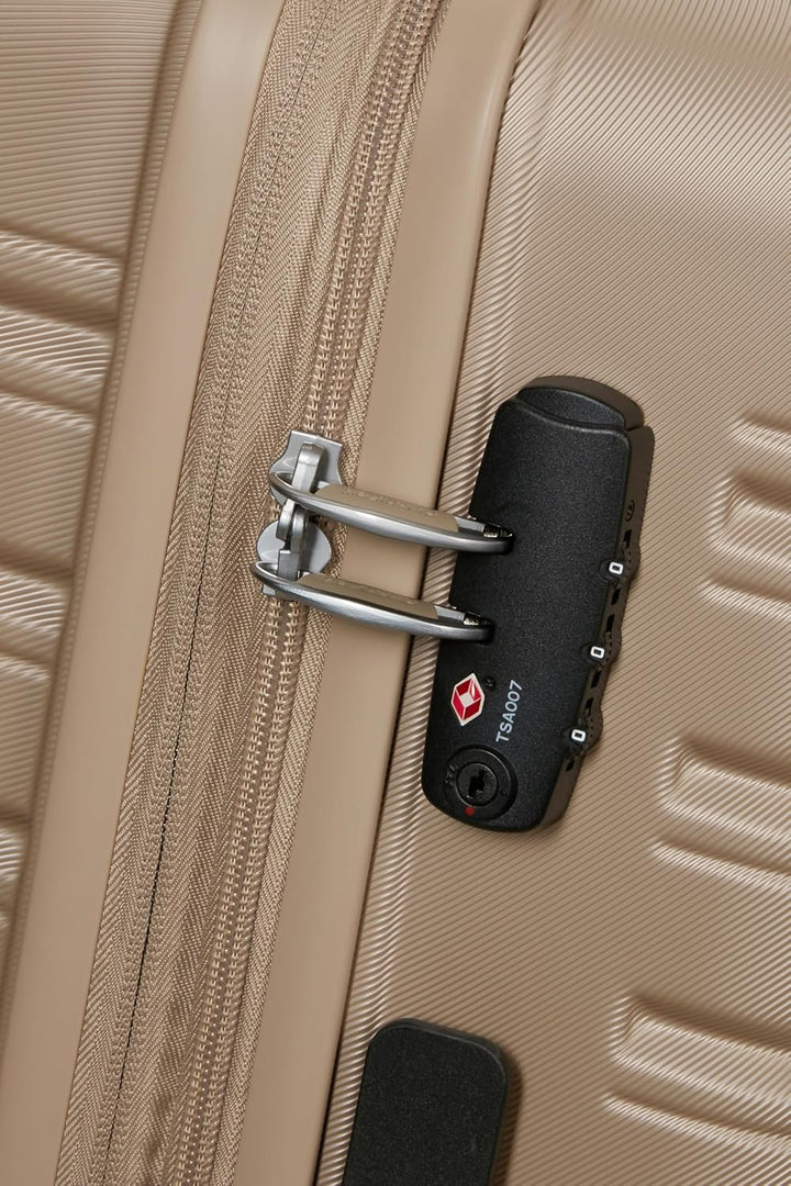 American Tourister Flashline - Hartschalenkoffer Mittelgross (67cm), Erweiterbar, Reisekoffer mit 4