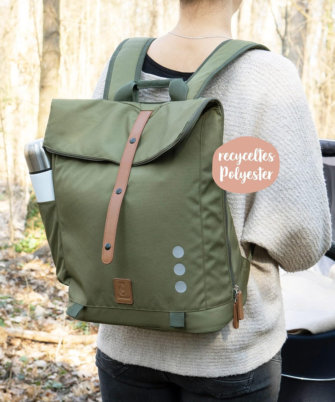 Ehrenkind® Wickeltasche Rucksack | Grosser Wickelrucksack mit Multifunktions-Babytaschen und mobiler