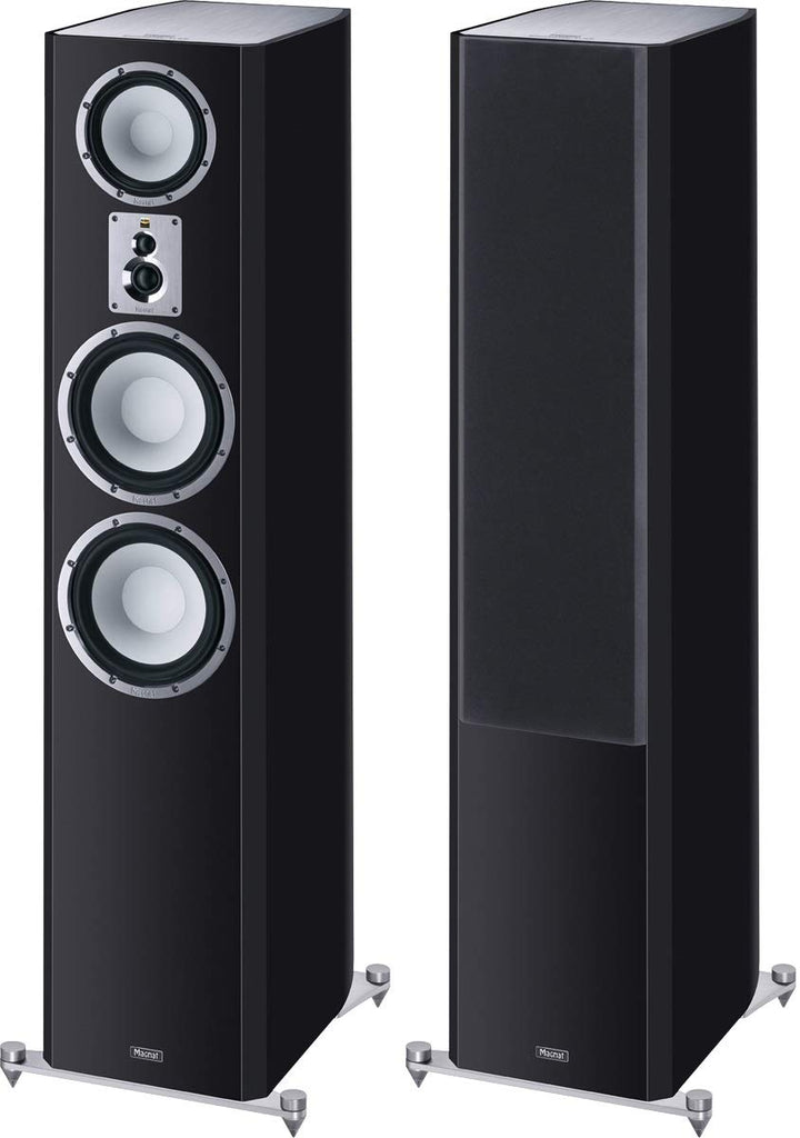 Magnat Signature 1109, High-End-4-Wege-Bassreflex Standlautsprecher 1 STÜCK, Schwarz, Schwarz