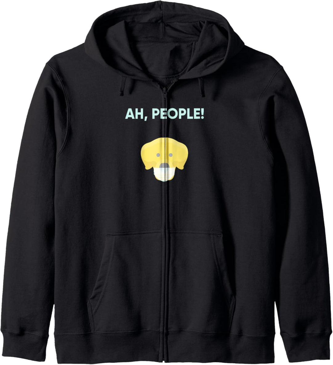 Golden Retriever Wearing Mask Kapuzenjacke