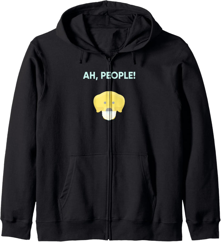 Golden Retriever Wearing Mask Kapuzenjacke
