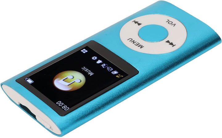 MP3 Player, Digitaler MP4-Player Tragbarer Musikplayer mit Kopfhörer, Unterstützt Bis zu 64 GB TF-Ka