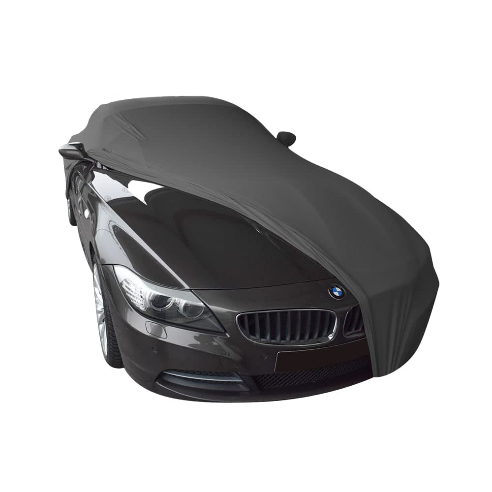 Indoor Autoabdeckung kompatibel mit BMW Z4 (E89) mit Spiegeltaschen SUPER Soft Stretch