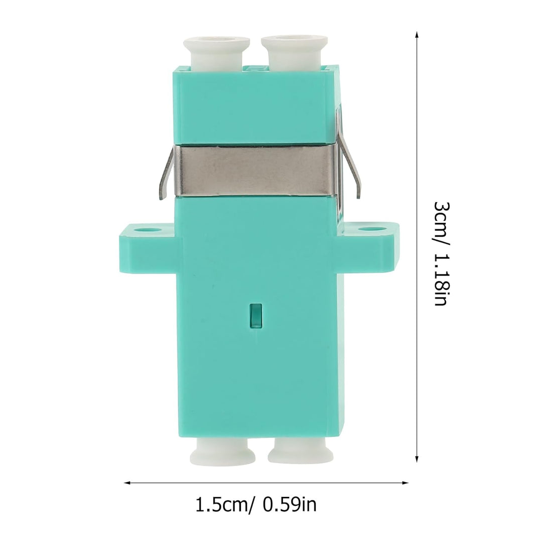 UKCOCO Adapter für Glasfaserkabel, 5 Stück LC weiblich auf LC LC-LC Fibre Buchse Stecker für Duplex-