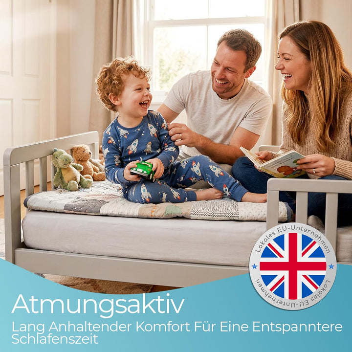 Spannbettlaken 70x140 aus 100% komplett natürlicher Bio-Baumwolle bettlaken 70 x 140 Baby in Grauer