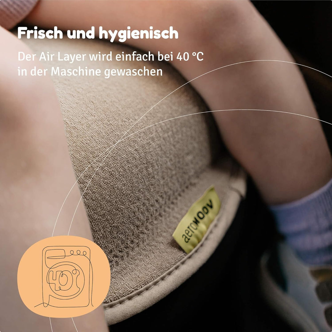 Aeromoov - Baby Sitzauflage Air Layer - Einlage Für Autositz oder Kinderwagen - Gruppe 2/3 - Antisch