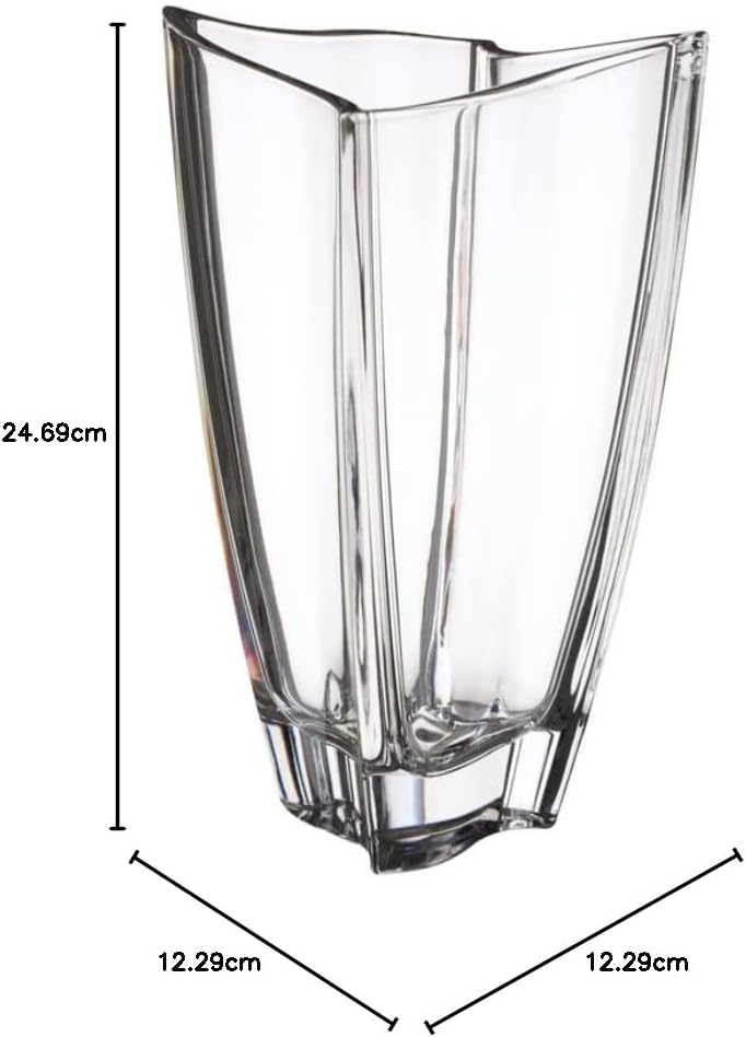 Villeroy und Boch NewWave Vase, Höhe: 24,7 cm, Kristallglas, Klar, Vase