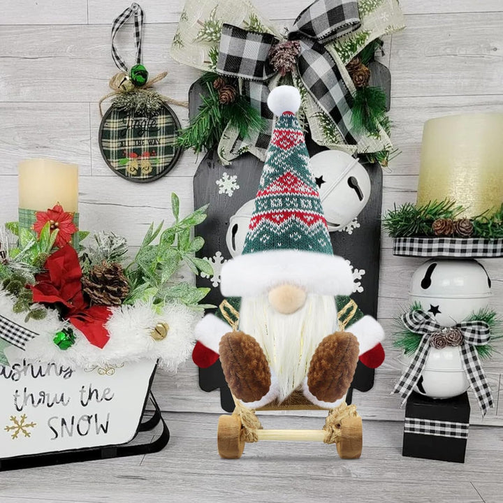 Gehydy Weihnachtswichtel Figuren 3er Set Weihnachtsdeko Wichtel Weihnachten Deko Wichtel Zubehör Dek