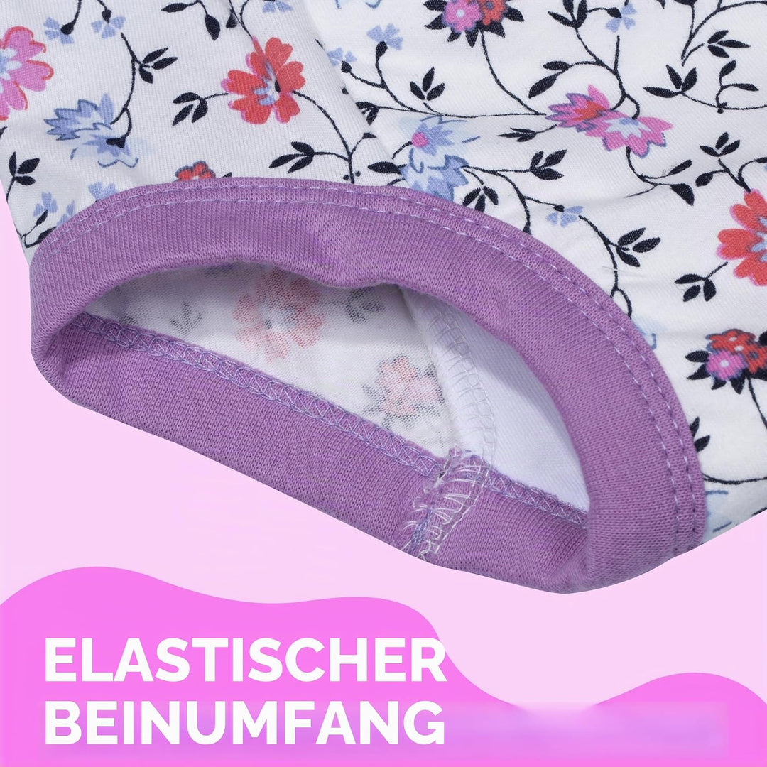 BIG ELEPHANT 10er Pack Töpfchen Trainingshose für Kleinkinder, Baumwolle Mädchen Trainingsunterhosen