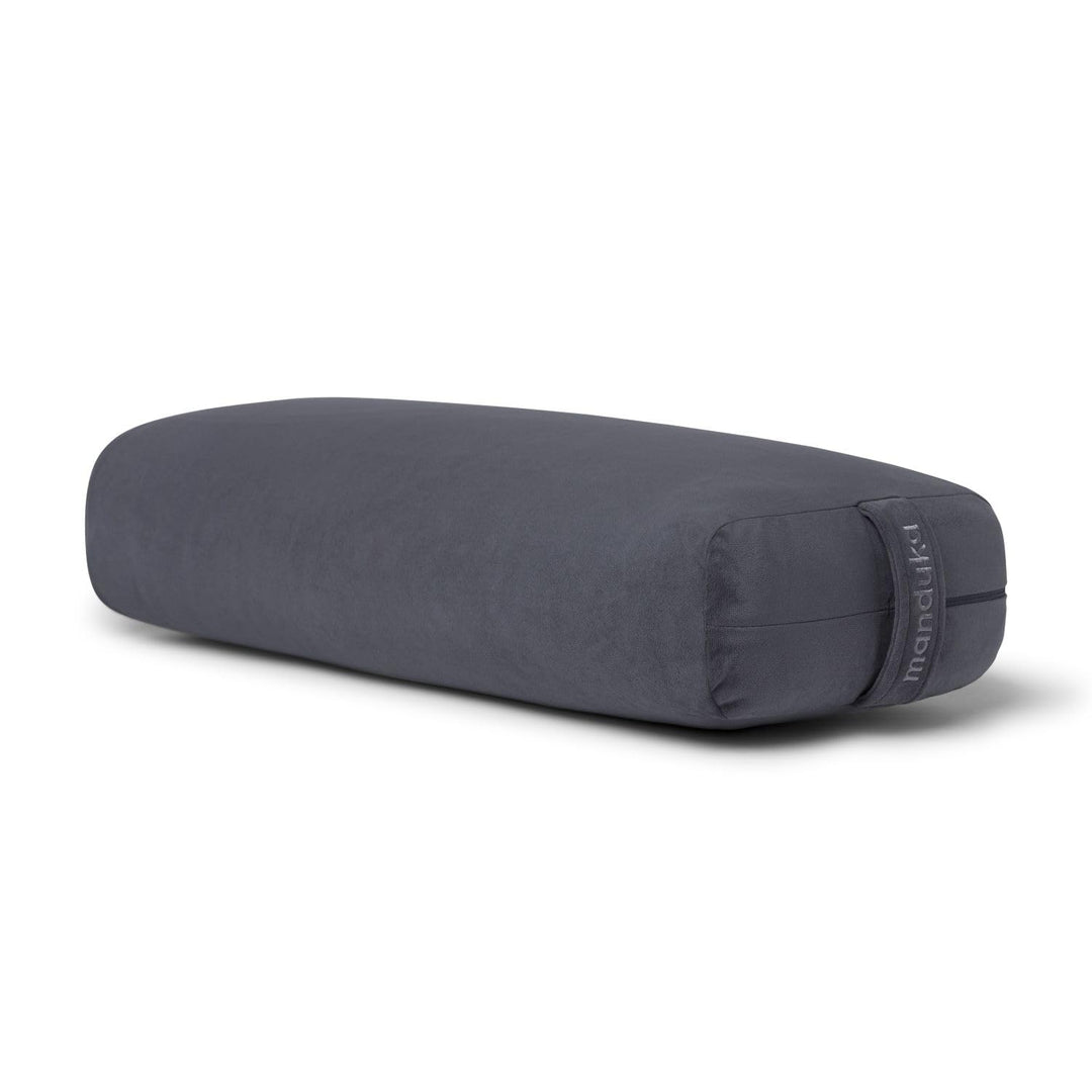 Manduka Enlight Yoga Bolster, Midnight Rectangular Thunder, Rectangular Thunder