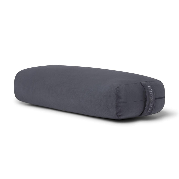 Manduka Enlight Yoga Bolster, Midnight Rectangular Thunder, Rectangular Thunder