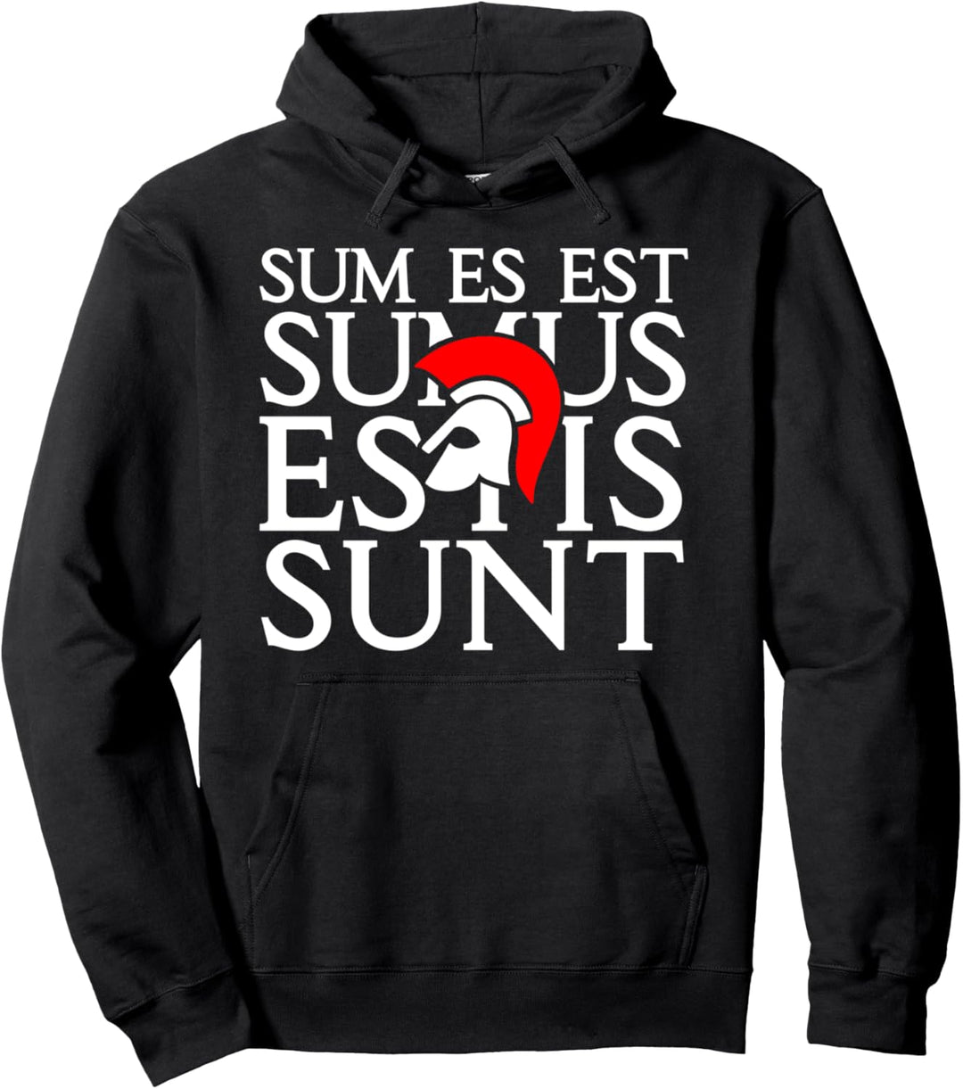 sum es est sumus estis sunt Latein Lateinleher Uni Geschenk Pullover Hoodie