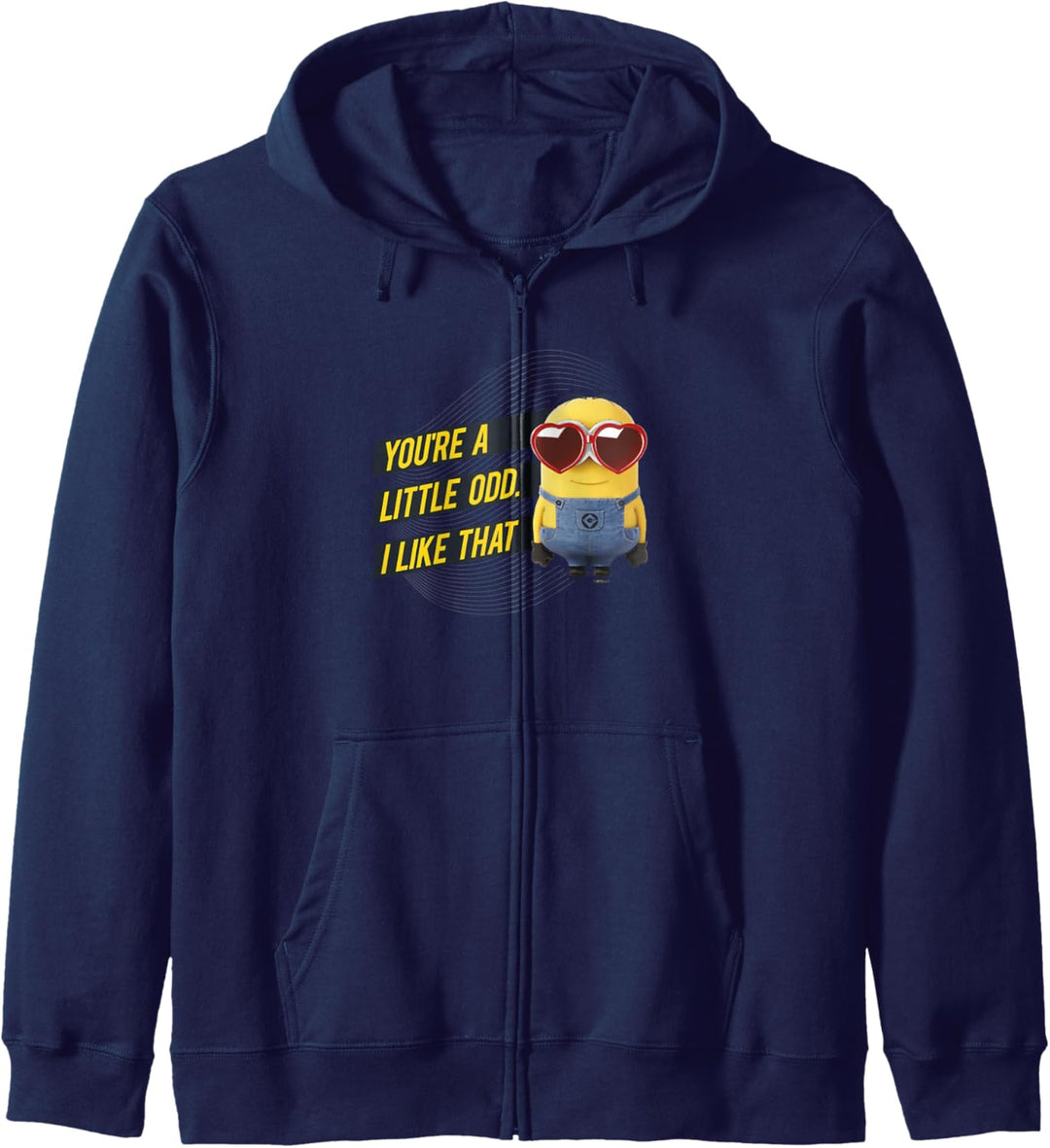Despicable Me Minions Valentine's You're A Little Odd Kapuzenjacke