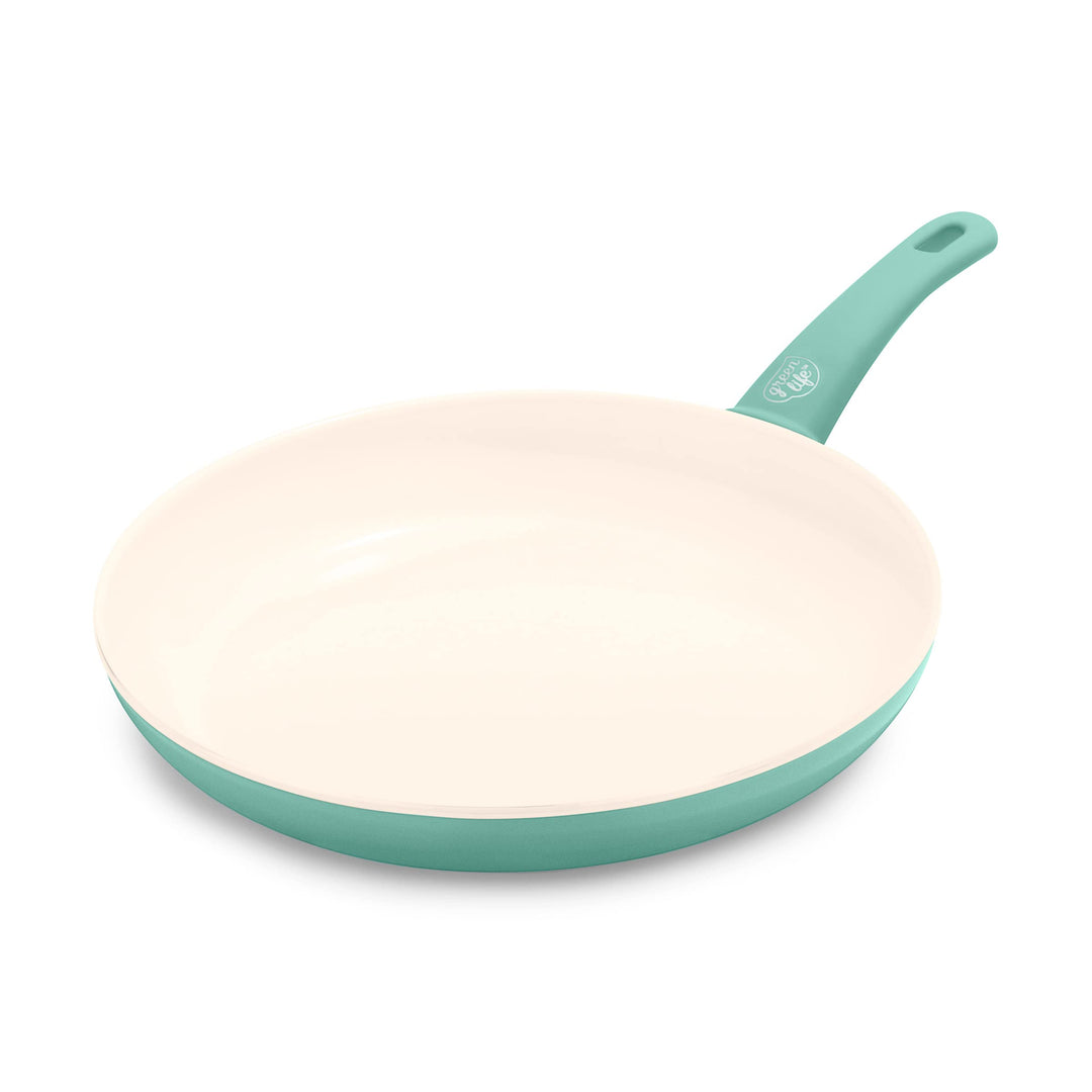 GreenLife Soft Grip Gesunde Antihaftbeschichtung aus Keramik, 30 cm Bratpfanne, PFAS-frei, Spülmasch