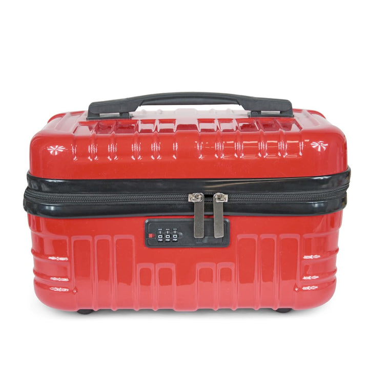 KINSTON Hartschalen Vanity Case PC/ABS – Kosmetikkoffer mit Zahlenschloss – Reisetäschchen mit Reiss