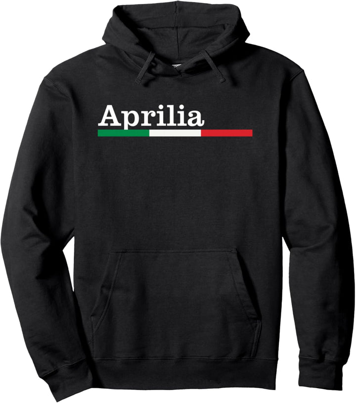 Aprilia Città Italiana Bandiera Italia Maglietta Pullover Hoodie