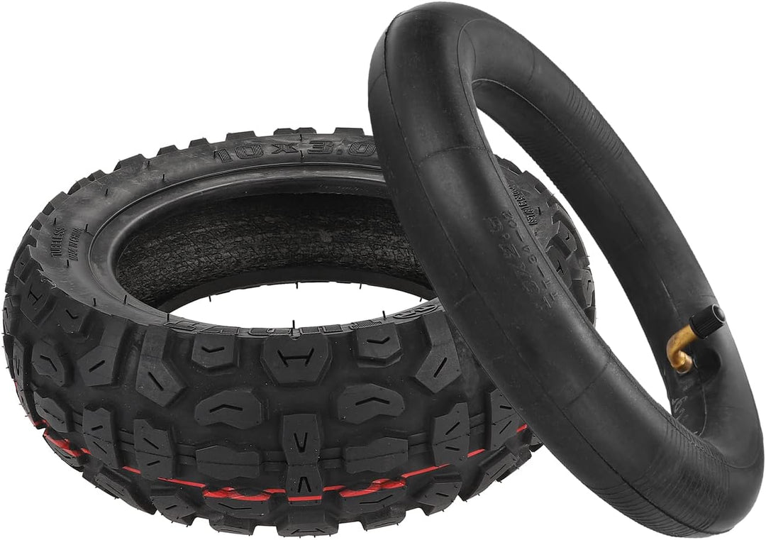 Fututech 10 x 3.0 Offroad-Reifen, 25,4 cm + Schlauch für Kugoo M4 Pro Elektroroller, Zubehör, Ersatz