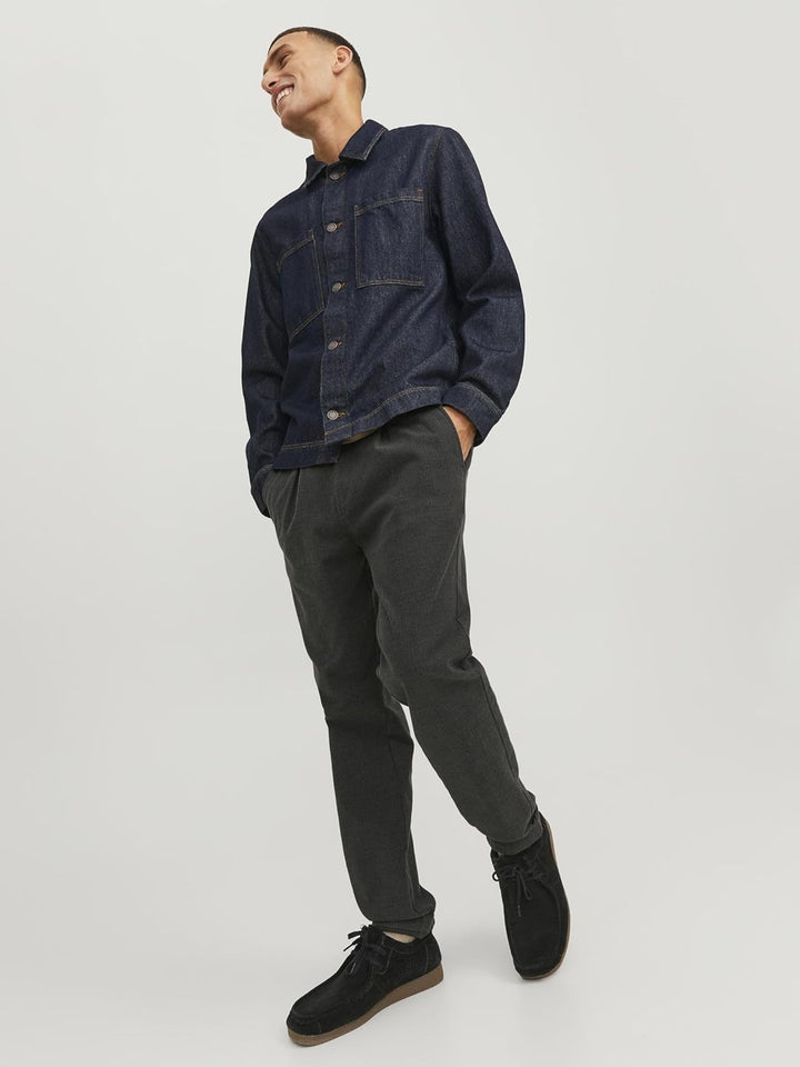 Jack & Jones Herren Chinohose Jpstace Jjharvey Winter Chino AKM Sn 30W / 32L Dark Grey, 30W / 32L Da