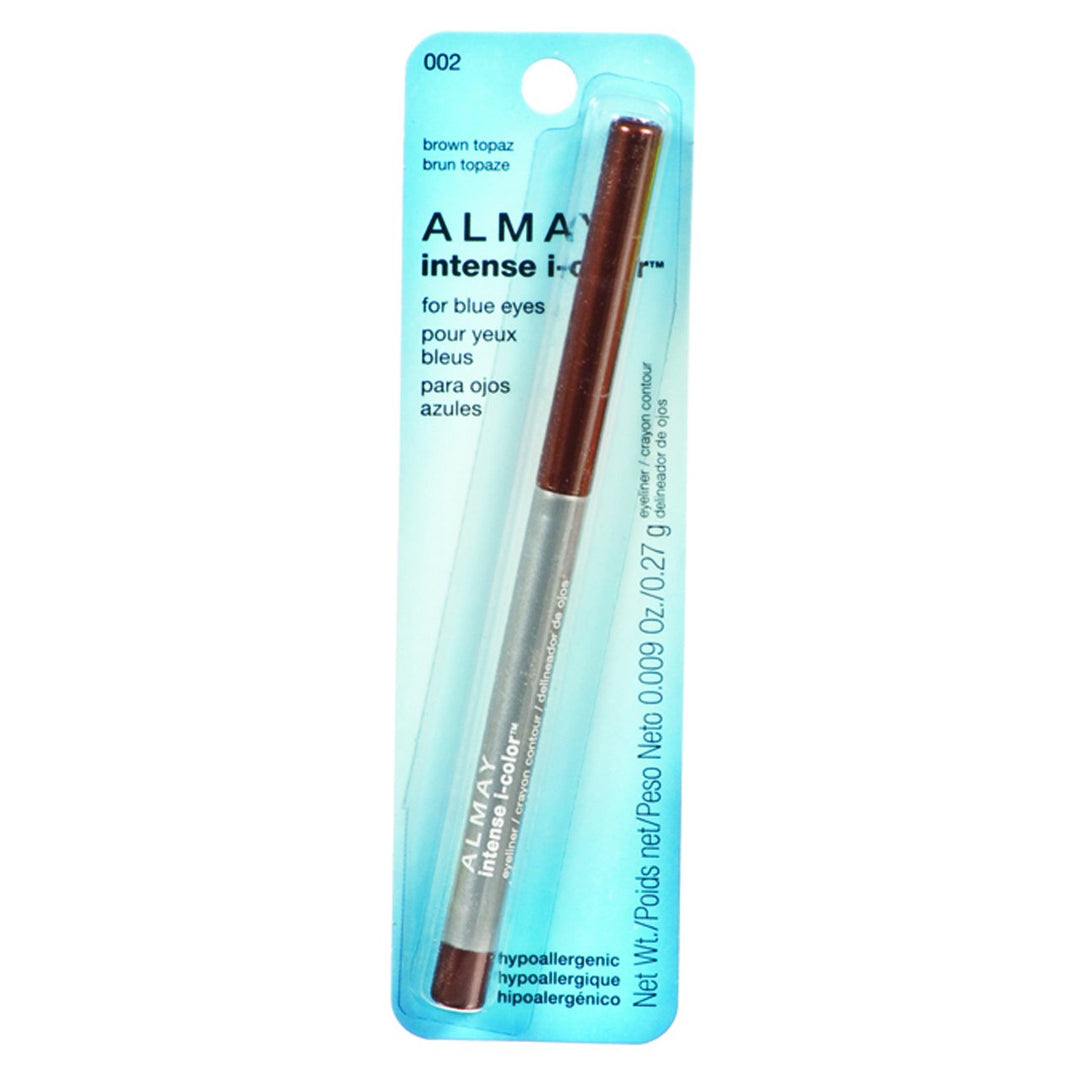 Almay Intensive i-color Eyeliner, Bring Out the Blue, Brown Topaz 002, 0.009 Ounce Package by Almay