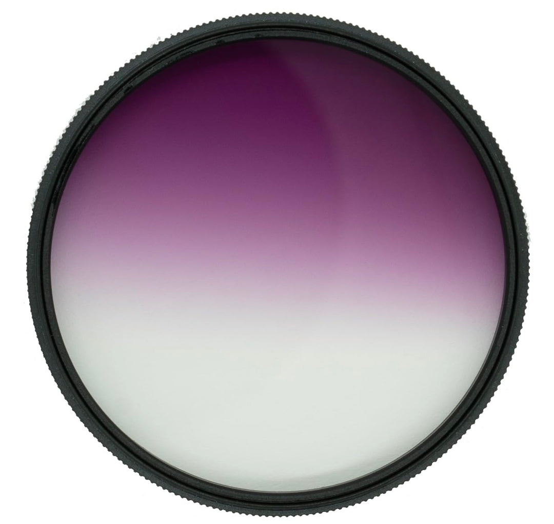 Pro Glass 72 mm HD MC Graduating Purple Farbfilter für: Sony FE 70–300 mm f/4.5–5.6 G OSS Objektiv (