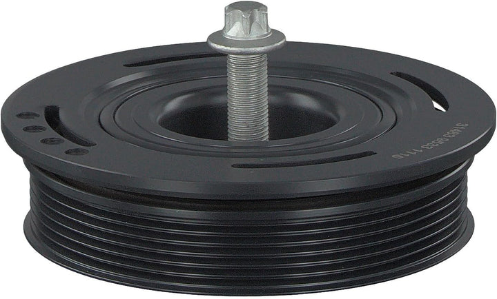 febi bilstein 33699 Riemenscheibe (entkoppelt) für Kurbelwelle, mit Schraube , 1 Stück
