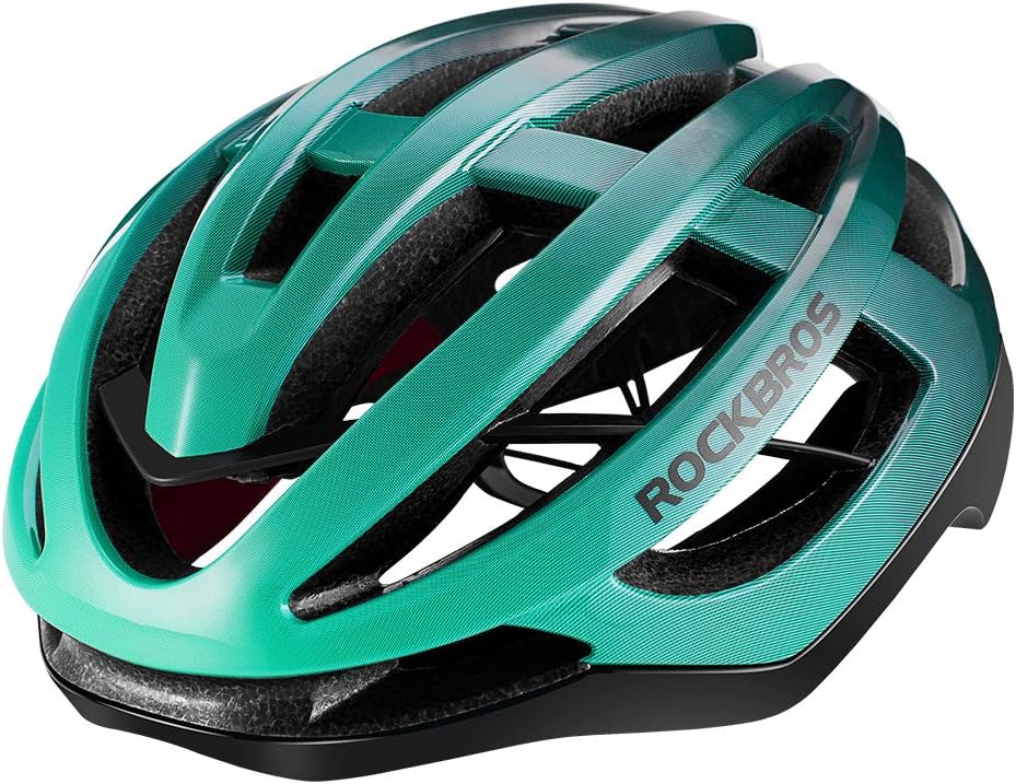 ROCKBROS Fahrradhelm Erwachsene MTB Rennradhelm Integrierter PC+EPS Magnetschnalle für Damen Herren
