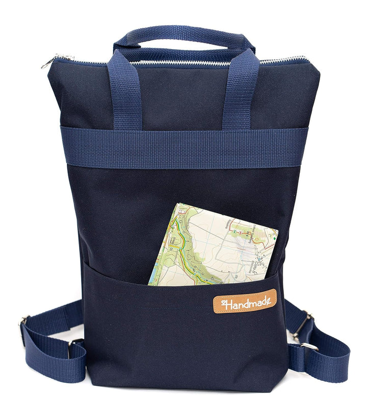 DIY Nähset/Nähpaket Rucksack/Shopper 37cm x 30cm dunkelblau