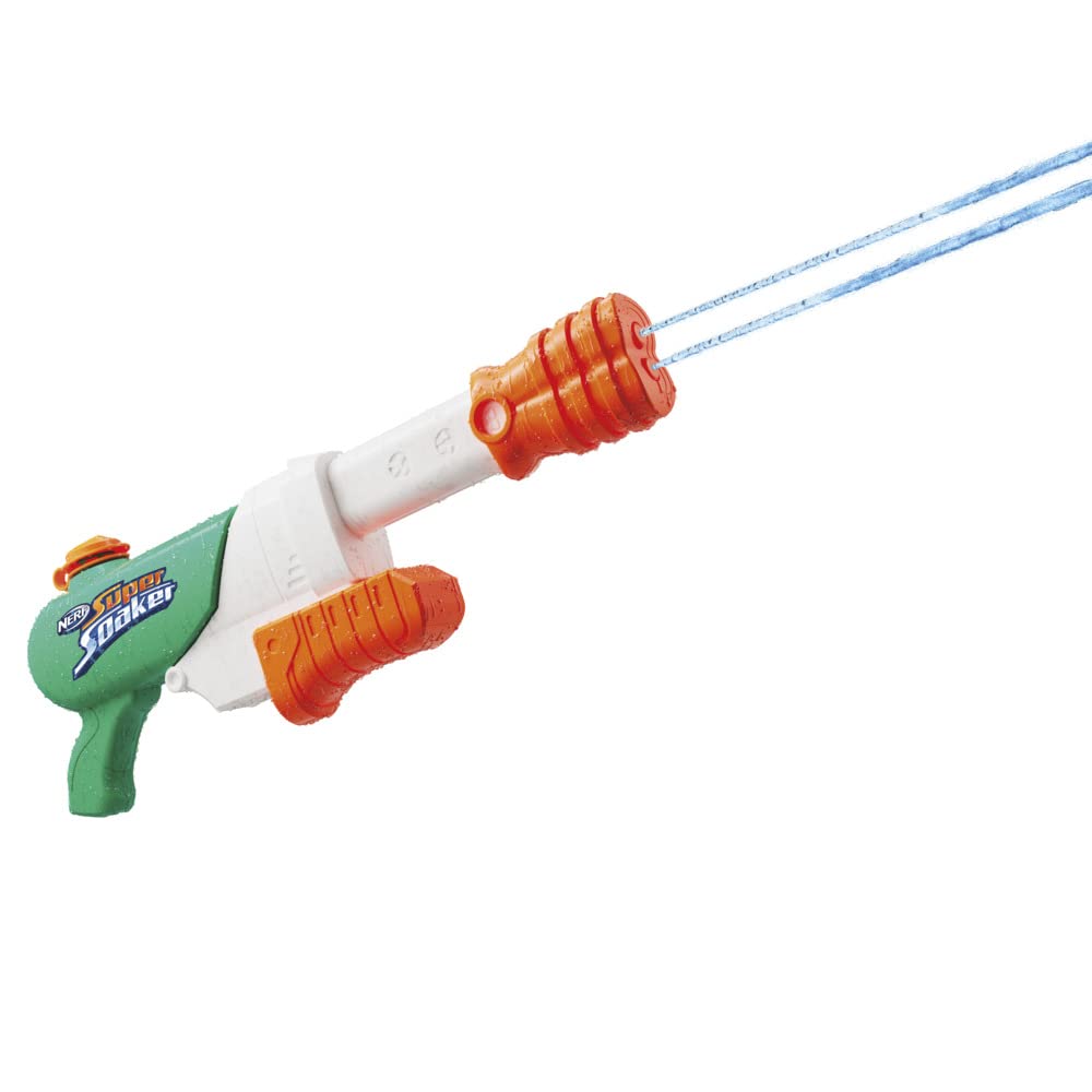Nerf Super Soaker Hydro Frenzy Water Blaster, Wild 3-In-1 Soaking Fun, Adjustable Nozzle, 2 Water-La