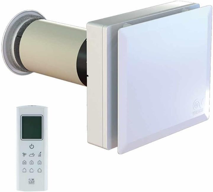 Vortice HRW MONO - Ventilation double flux décentralisée autonome Hygro + Wifi - 30 m³/h - VMC et ve