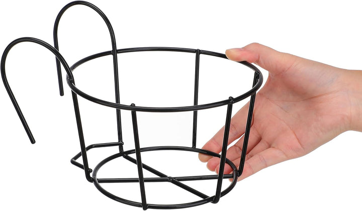 Cabilock 5 Stücke Blumentopf Halterung Balkongeländer Balkon Blumenständer Rack Pflanzkasten Balkonk